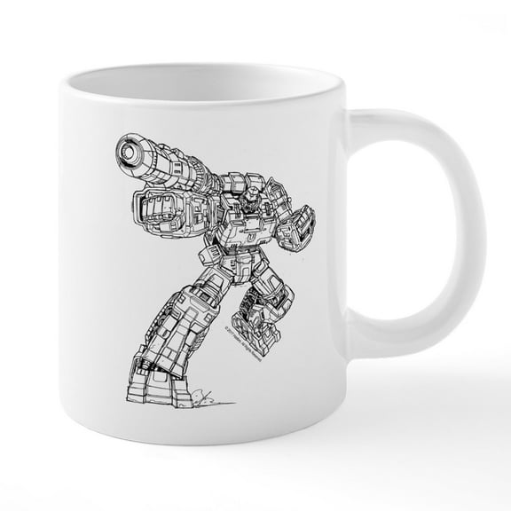 CafePress - Megatron Mugs - 20 Oz White Ceramic Mega Mug