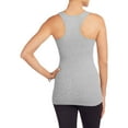 No Boundaries Juniors' Racerback Ribbed Tank