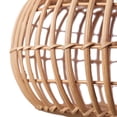 thumbnail image 2 of Fitz 1-Light Plug-In or Hardwire Rattan Shade Pendant Lighting, 2 of 8