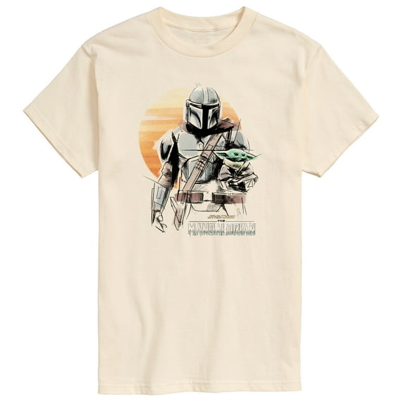 Star Wars - The Mandalorian Mando Marker Concept  - Men's Short Sleeve Graphic T-Shirt