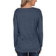 thumbnail image 4 of Mujeres otoño casual sólido o-cuello sexy manga larga encaje pulóver blusa camiseta tops Fridja  FKASFK2906, 4 of 7