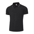 thumbnail image 2 of IhhxPro Men's Short Sleeve Collared Shirt with Button Detail Quick Dry Tee for Work or Casual Wear S-2XL, 2 of 5