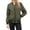 Army Green, variant on tklpehg Women's Jackets for Winter Lightweight Zip Up Cropped Coat Long Sleeve Solid Color Fall Coat Leisure Overcoat Loose Outwear Army Green XXL