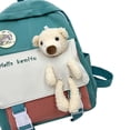 thumbnail image 4 of TIEVOSA Cute Patchwork Backpack for Stylish School Bag Daily Commute Casual Wear Durable Lightweight Comfortable Design, 4 of 7