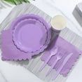 thumbnail image 3 of 175 Pcs Paper Plates and Napkins Party Supplies, 25 Guests Disposable Party Decorations, Paper Plates Napkins Cups for Baby Shower Birthday Wedding, 3 of 7