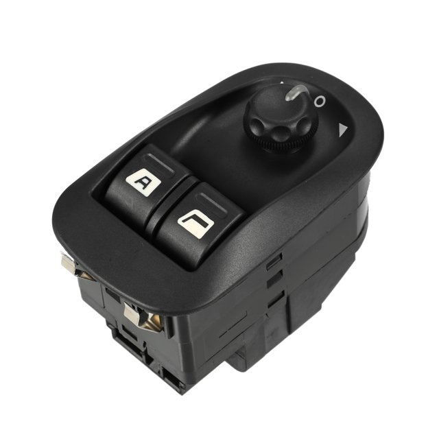 Encendido Espejo Control Interruptor Compatible para Peugeot 206 Plástico Negro