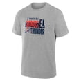 thumbnail image 2 of Men's Gray Oklahoma City Thunder Noches Training T-Shirt, 2 of 3