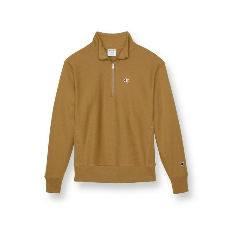 Champion Men's Reverse Weave Quarter Zip Embroidered C Logo Champion Men's Reverse Weave Quarter Zip Embroidered C Logo