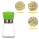 thumbnail image 3 of Molinillo de pimienta de acero inoxidable Botella de molienda de café de pimienta para el hogar-1pcs180ml (cubierta blanca) + 1pcs180ml (cubierta verde) MFZFUKR CPB-US-YYM441-10, 3 of 5