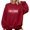Red, variant on KHONTS Women's Freedom Sweatshirts Map Printed Round Neck Pullovers Sweatshirts Long Sleeve Causal Fashion Tee Yellow XL