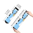 thumbnail image 4 of Silaia Bluey Print Adult Socks,Ankle Athletic Running Socks,Cushioned Breathable Low Cut Sports Tab Socks for Men and Women,Moisture-Wicking Crew Socks, 4 of 7