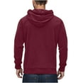 thumbnail image 3 of dzxyzu Corduroy Hoodies for Men Fall Winter Long Sleeve Sweatshirt Casual Drawstring Pullover Sweater with Pocket, 3 of 6
