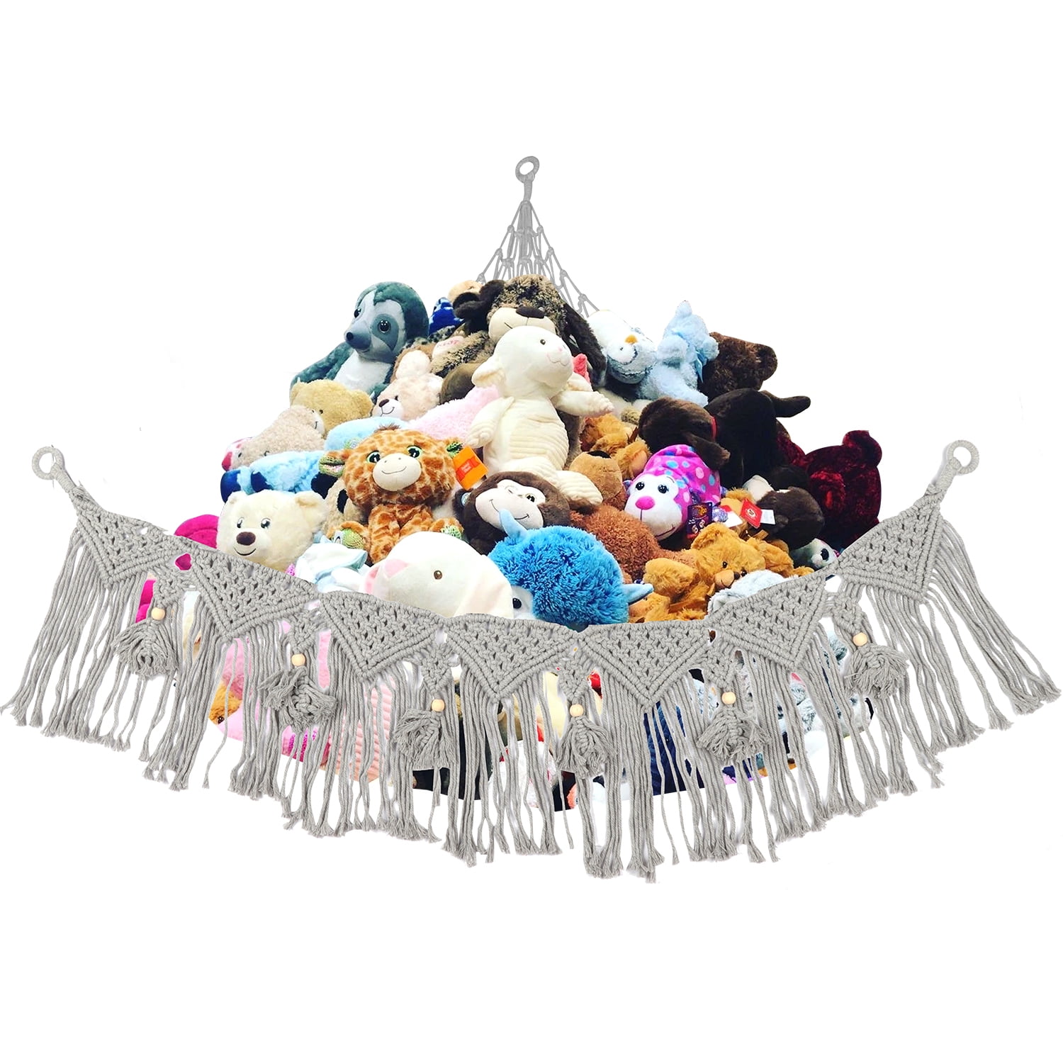 Morxy Stuffed Animal Net or Hammock Bohemian Style Toy Hammock for