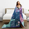thumbnail image 4 of LHSHID Happy 9th Birthday Throw Blanket Soft Fuzzy Fleece Blanket For Couch Bed Living Room Decoration 60x80in, 4 of 5