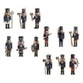 thumbnail image 1 of 12 figuras de cascanueces, decoraciones de madera de cascanueces, decoración navideña para centro de mesa, decoración del hogar para estantes de fiest, 1 of 7