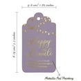 thumbnail image 5 of Inkdotpot Real Gold Foil Happy Diwali Tags Favor Hang Paper Tags 100 Pack, 5 of 6