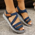 thumbnail image 5 of ShiShine Womens Keystone Sport Sandals Strappy Ankle Strap Comfort Cushioned Casual Walking Summer Sandals, 5 of 9