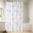 thumbnail image 5 of PEVA Shower Curtain Waterproof 180x100, No Drill Bathroom Divider, Quick Dry Plastic Curtain With 6 Hooks For Bathtub And RV Use, 5 of 6