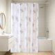 thumbnail image 5 of Cortina de Ducha de Plástico Impermeable – Cortina de Baño de Secado Rápido para Cabina de Ducha, Bañera, Hoteles y Caravanas (Con Ganchos), 5 of 6
