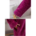 thumbnail image 5 of Pijamas de felpa de forro polar con albornoz frontal con cremallera larga, suave y cálido para mujer ▏Puede ser usado por mujeres embarazadas, 5 of 5