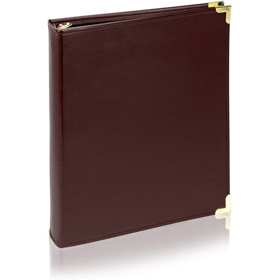 Hemingway Classic Collection Executive Presentation 3 Round Ring Binder, 1 Inch Capacity