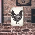 thumbnail image 2 of 20x30cm Rectangular pollo Metal Retro estaño pintura placa garaje café decoración Tmvgtek Para estrenar, 2 of 9