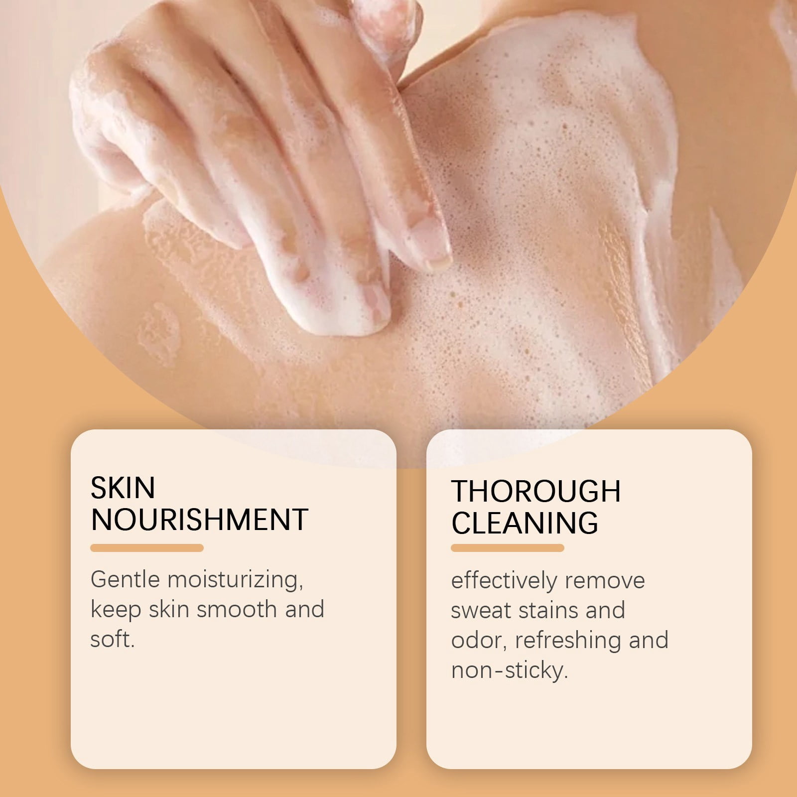 SZBAOAN Persimmon Soap Bar and Body Wash Set,Natural Deodorant for Old People Smell & Smelly Feet,Remove Body Odor,Nourishes Skins,Natural Persimmon Body Shower for Women & Men