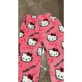 thumbnail image 6 of Hello Kitty Women Pajamas Pants, Anime Cartoon Plush Pjs Pants, Flannel Sleep Pant Family Pajama Pant Gift for Christmas Kawaii Pajama Bottom Halloween Valentine's Day, 6 of 8