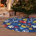 thumbnail image 6 of Yiaed Animals Rescue Team Print Christmas Tree Skirt , Tree SkirtsTree Mat for Christmas Winter Holiday Indoor Decorations-48", 6 of 7