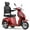 Red, variant on SKRT Electric Large 3 Wheel Mobility Scooters, Heavy Duty Wheelchair Device, 400 LBS Capacity for Seniors & Adults, Speed Adjust, Remote Key, Assembled In US, Receive Ready to Ride