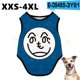 thumbnail image 1 of Pet Cat Dog Clothes Naruto Akatsuki Cosplay Cool Vest Cute Puppy Vest Sleeveless Pet Clothing Fit for Small Medium DogsS Gao Jinjia LED, 1 of 2
