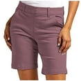 thumbnail image 2 of zbxnLI Bermudas pour Femmes Été Décontractés Taille Haute Jambe Droite Plein Air Randonnée Voyage Shorts avec Poches, 2 of 7