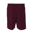 thumbnail image 2 of A4 N5178 Mens Fast Break Short - Maroon White - 3XL, 2 of 2