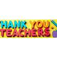 thumbnail image 4 of Colorful Thank You Teachers Banner with Pencil Apple and Star Elements for Teachers Day Celebration Classroom Decor Party Supplies Photography Props Backdrop Decors, 4 of 8