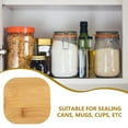 thumbnail image 3 of CATIEBYE 4pcs Canning Supplies Glass Jar With Lid Airtight Seal Light Brown, 3 of 6