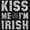 Black, variant on Kiss Me Im Irish Classic Saint Pattys Hoodie Sweatshirt Women Men Brisco Brands S