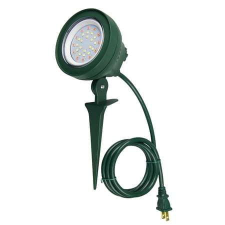 Hyper Tough Outdoor 3 Color-changing Led Floodlight, Green, Plastic