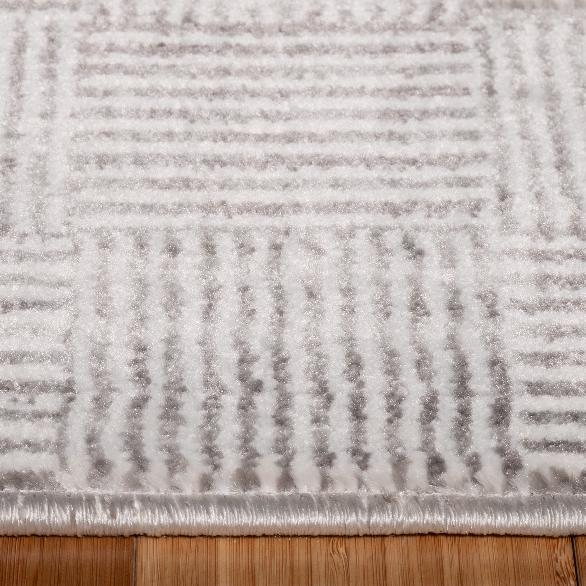 Gertmenian Bloom Lyla Modern Checkered Gray Area Rug, 8x10