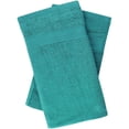 thumbnail image 6 of Beauty Threadz Luxury Cotton Hand Towels, Teal Blue(6 Pack), 6 of 7