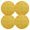 Yellow, variant on Ryvnso Sunflower Round Plate Mats Dining Table Placemat Set of 4 for Holiday Decoration