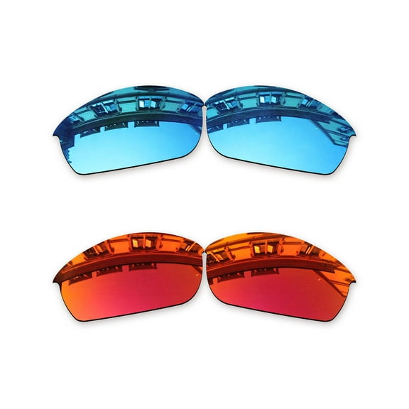 Vonxyz 2 Pack Polarized Replacement Lenses for Oakley Flak Jacket Sunglasses
