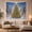 Glowing Star Tree, variant on Festive Verdant Tree with Standing Snow Covered Outdoor, Mystical Fantasy for Space Lovers, Galaxy Room Decor, Christmas Gift, Tapestry Wall Hanging for Bedroom and Dorm