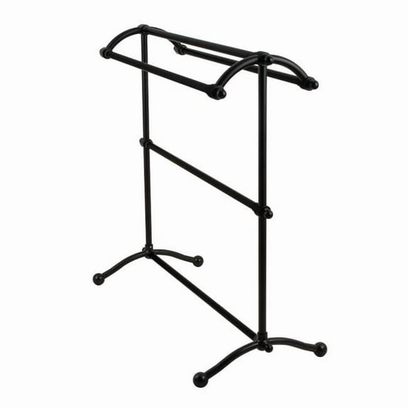 Kingston Brass SCC2290 Edenscape Freestanding Towel Rack, Matte Black
