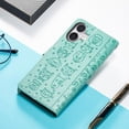 thumbnail image 4 of Funda Cartera FOXDOCK para iPhone 16 , Flip PU con Relieve de Gatos y Perros, Tarjetero y Soporte, 4 of 6