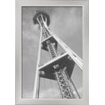 thumbnail image 1 of Seattle, WA - Space Needle Construction from Ground (12x18 Giclee Art Print, Gallery Framed, Silver Wood), 1 of 4