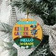 thumbnail image 3 of Back to School Australian Cattle Dog Goodbye Kindergarten Hello 1st Grade Ceramic Round Ornament Heeler Lover Gifts Home Tree Decor - 02011, 3 of 5