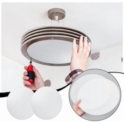 4 Pcs Lampshade Diffuser 2mm Thick Frosted White Diffuser Sheet Acrylic Flat Circular Disk