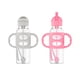 thumbnail image 1 of Botella Sippy Straw Dr. Brown's Milestones de 250 ml, gris y rosa, más de 6 m, 1 of 9