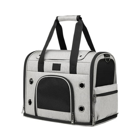 FL Crossbody Dog Bag Pet Backpack Crossbody Bag With Safety Rope Shoulder Bag Pet Carrier For Cats Dogs Stuff Dog Carrier