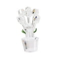 thumbnail image 3 of Figura de rosas de cristal, adorno de ramos de flores de rosas, adorno de flores de cristal para claro, 3 of 9
